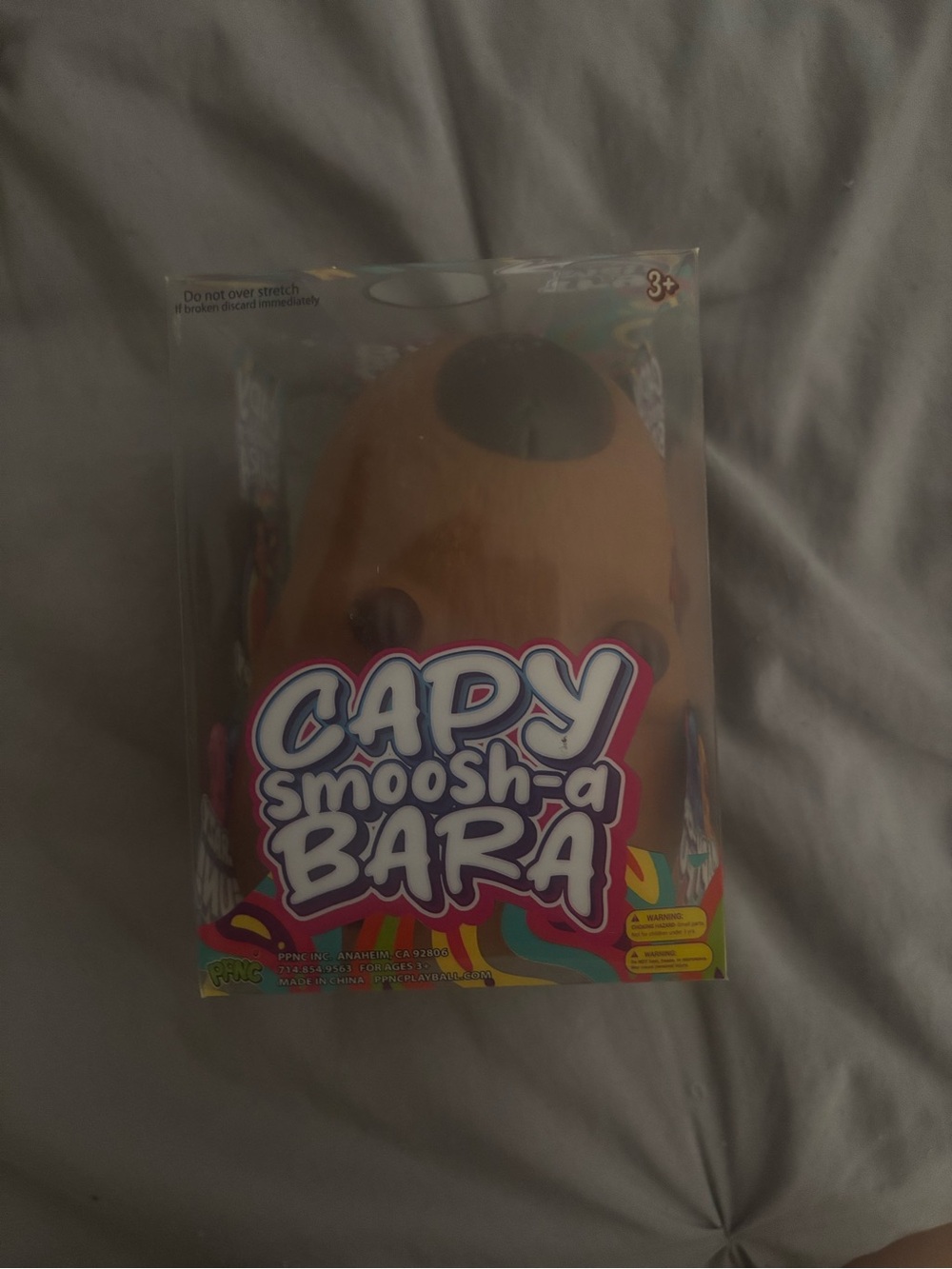 Capy Smoosh-a-Bara Squishy Toy - Brown